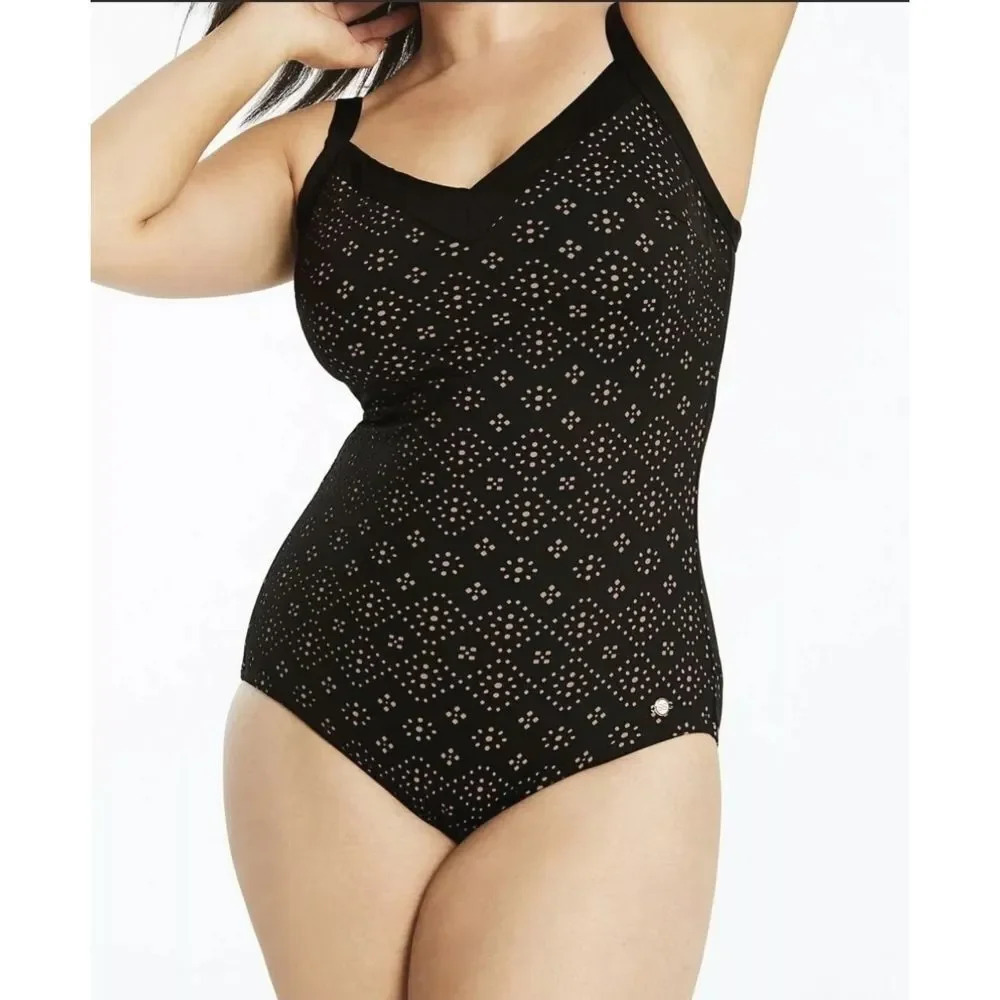 SUNSEEKER Laser Cut Tummy Control Cup D Onepiece Swimsuit